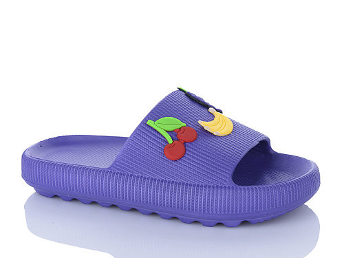 Шлепанцы Stt 5 фіолетовий (30-35) в магазине Фонтан Обуви