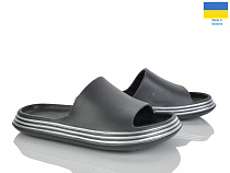 Шлепанцы Rai Shoes E236 графіт в магазине Фонтан Обуви