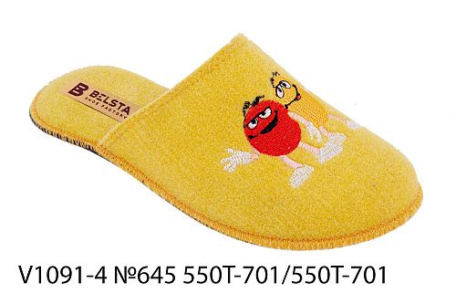 Тапочки Белста V 1091-4 №645 550 Т-701 550 Т-701 в магазине Фонтан Обуви