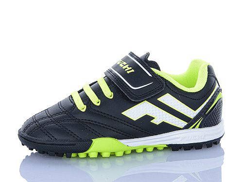 Спорт Presto 60621-2 чорний-зелений в магазине Фонтан Обуви