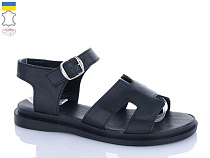 Босоножки Garti 0194 чорний шкіра в магазине Фонтан Обуви