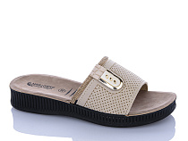 Шлепанцы Sali One 252-08 св.бежевий в магазине Фонтан Обуви