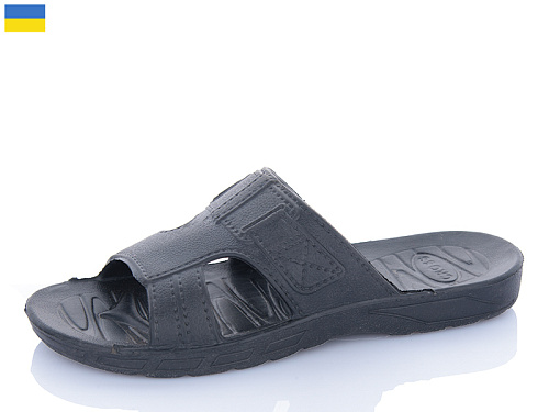 Шлепанцы Успіх Cross SV003 чорний в магазине Фонтан Обуви