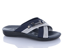Шлепанцы Oskar Akim синій в магазине Фонтан Обуви