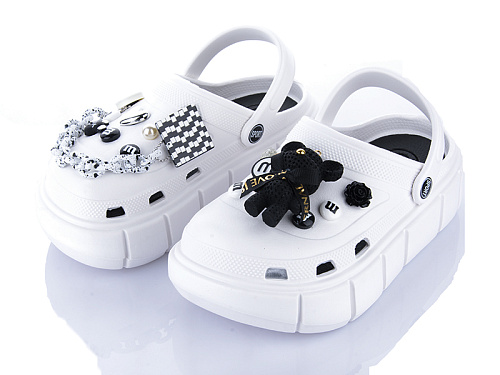 Кроксы Calorie 3221 білий в магазине Фонтан Обуви