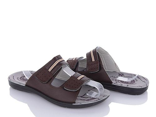 Шлепанцы Oskar Ш5506T brown в магазине Фонтан Обуви