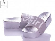 Шлепанцы Violeta 8-306 silver в магазине Фонтан Обуви
