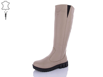 Сапоги Qq Shoes 241 beige в магазине Фонтан Обуви