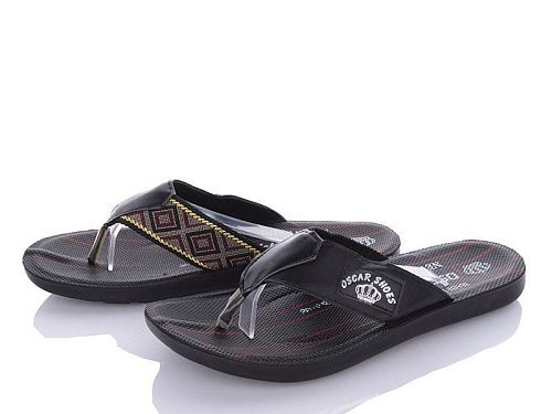 Шлепанцы Oskar 6-B5072E black в магазине Фонтан Обуви