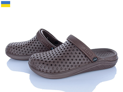 Кроксы Vladimir C68 т.коричневий в магазине Фонтан Обуви