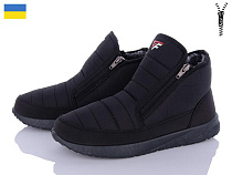 Ботинки Demur KMZ202 чорний -2025 в магазине Фонтан Обуви