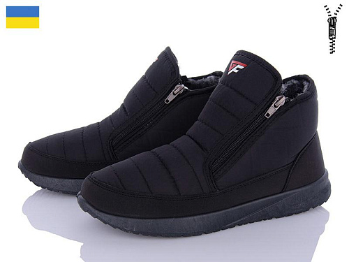 Ботинки Demur KMZ202 чорний -2025 в магазине Фонтан Обуви