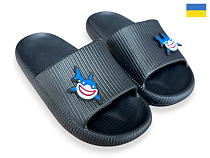 Шлепанцы Rai Shoes 022 акула чорний в магазине Фонтан Обуви