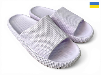 Шлепанцы Rai Shoes 024 лаванда в магазине Фонтан Обуви
