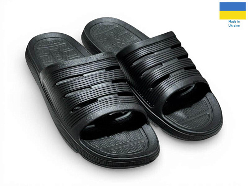 Шлепанцы Rai Shoes С72 чорний в магазине Фонтан Обуви