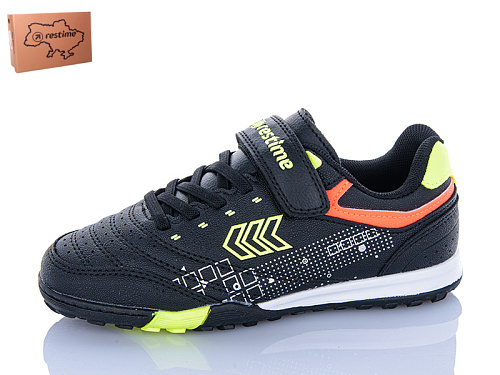 Спорт Restime DDB26719-1 black-lime-orange в магазине Фонтан Обуви