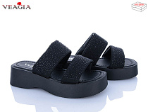 Шлепанцы Veagia-Ada N11 black в магазине Фонтан Обуви