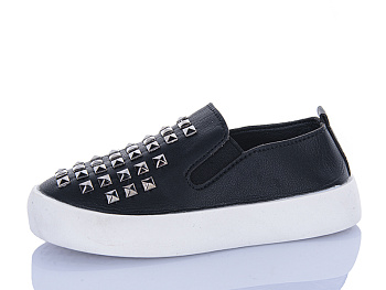 Слипоны Super Gear A01-729 black в магазине Фонтан Обуви