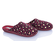 Тапочки Soylu AB013 бордовий в магазине Фонтан Обуви