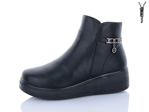 Ботинки Aba G16-1 black в магазине Фонтан Обуви