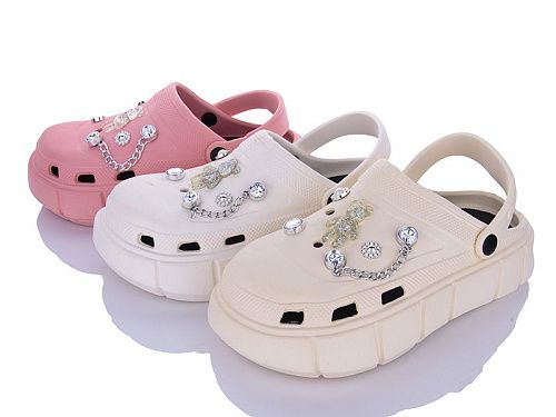 Кроксы Elmob W26A mix в магазине Фонтан Обуви