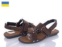 Сандалии Lvovbaza Paolla 01-1 коричневый в магазине Фонтан Обуви