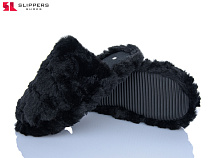 Тапочки Slipers V1 black в магазине Фонтан Обуви