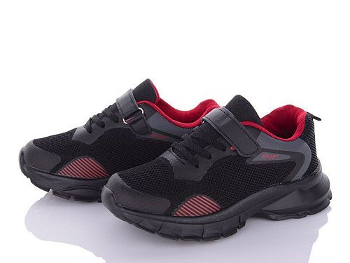 Кроссовки No Brand 2603-1 black-red в магазине Фонтан Обуви