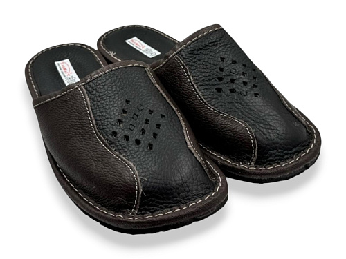 Тапочки Rai Shoes Капці 2 чол.т.кор-чорний в магазине Фонтан Обуви