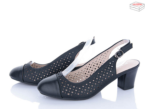 Босоножки Qq Shoes CO7 black в магазине Фонтан Обуви