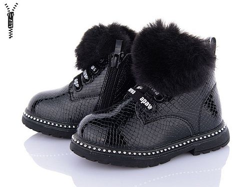 Ботинки Clibee KBNQ236 black в магазине Фонтан Обуви