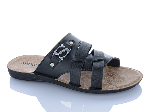 Шлепанцы Jumay SP S чорний в магазине Фонтан Обуви