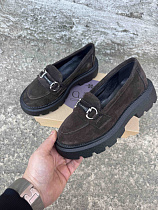 Туфли 425 корич замш  в магазине Фонтан Обуви