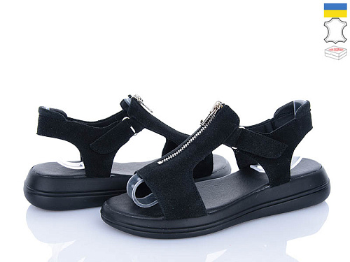 Босоножки Viscala 23920VL чор-велюр в магазине Фонтан Обуви