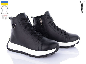 Ботинки Royal Shoes 21 black хутро в магазине Фонтан Обуви