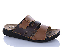 Шлепанцы Oskar 01-46 св.коричневий в магазине Фонтан Обуви