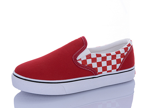 Слипоны Super Gear 01-222 red в магазине Фонтан Обуви