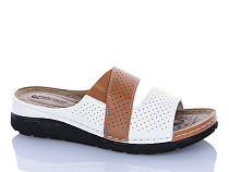 Шлепанцы Sali One 203-43 коричневий в магазине Фонтан Обуви