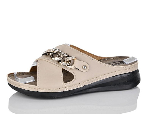 Шлепанцы Gurkem 3001-9 beige в магазине Фонтан Обуви