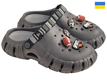 Кроксы Rai Shoes DS770 графіт в магазине Фонтан Обуви