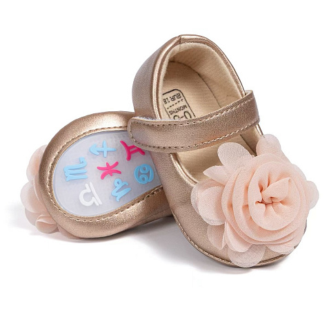 Пинетки Comfort-Baby 5308 золотий (11-13) в магазине Фонтан Обуви