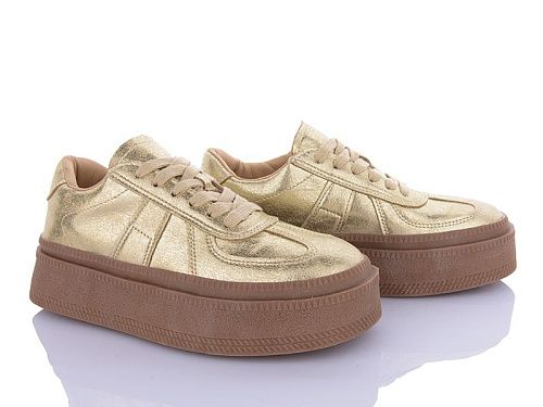 Кроссовки Violeta 197-185 gold в магазине Фонтан Обуви