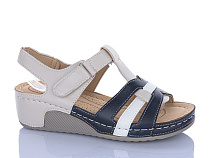 Босоножки Leguzaza H2-17 beige-white в магазине Фонтан Обуви