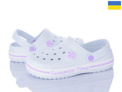 Кроксы Golden Lion 417 білий в магазине Фонтан Обуви