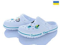 Кроксы Golden Lion N328 білий в магазине Фонтан Обуви