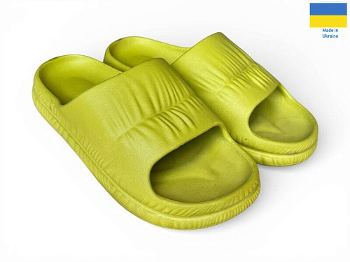 Шлепанцы Rai Shoes С101 лайм в магазине Фонтан Обуви