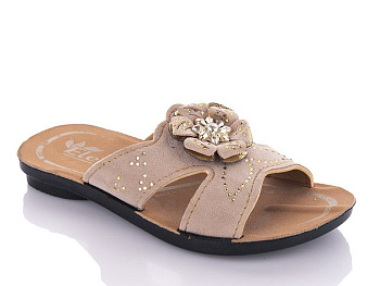 Шлепанцы Malibu Elena 2 beige (25-29) в магазине Фонтан Обуви