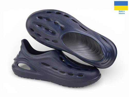 Кроксы Rai Shoes CM137 синій в магазине Фонтан Обуви