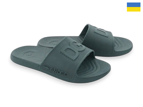 Шлепанцы Rai Shoes 131 хакі в магазине Фонтан Обуви