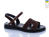 Босоножки Sali 513 коричневий з чор-п. в магазине Фонтан Обуви
